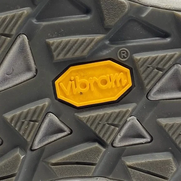 Merrell Womens Hiking Shoes Sz 7.5 Olive Green Blue Suede Low Top Vibram Outdoor - Picture 12 of 13